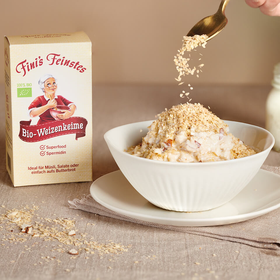 Bio-Weizenkeime, Spermidin Superfood direkt aus der Mühle, 100% natürlich und ideal zum Frühstück